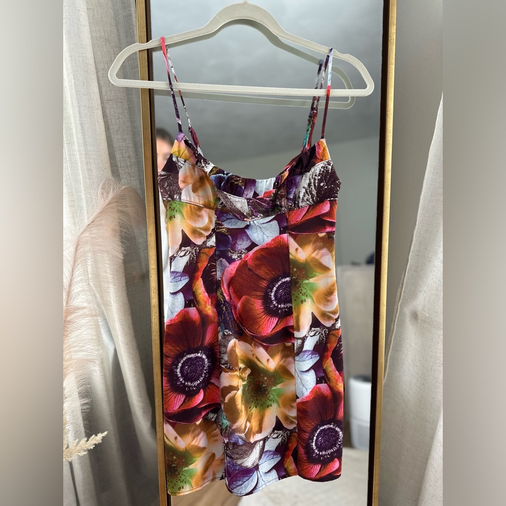 Floral mini dress